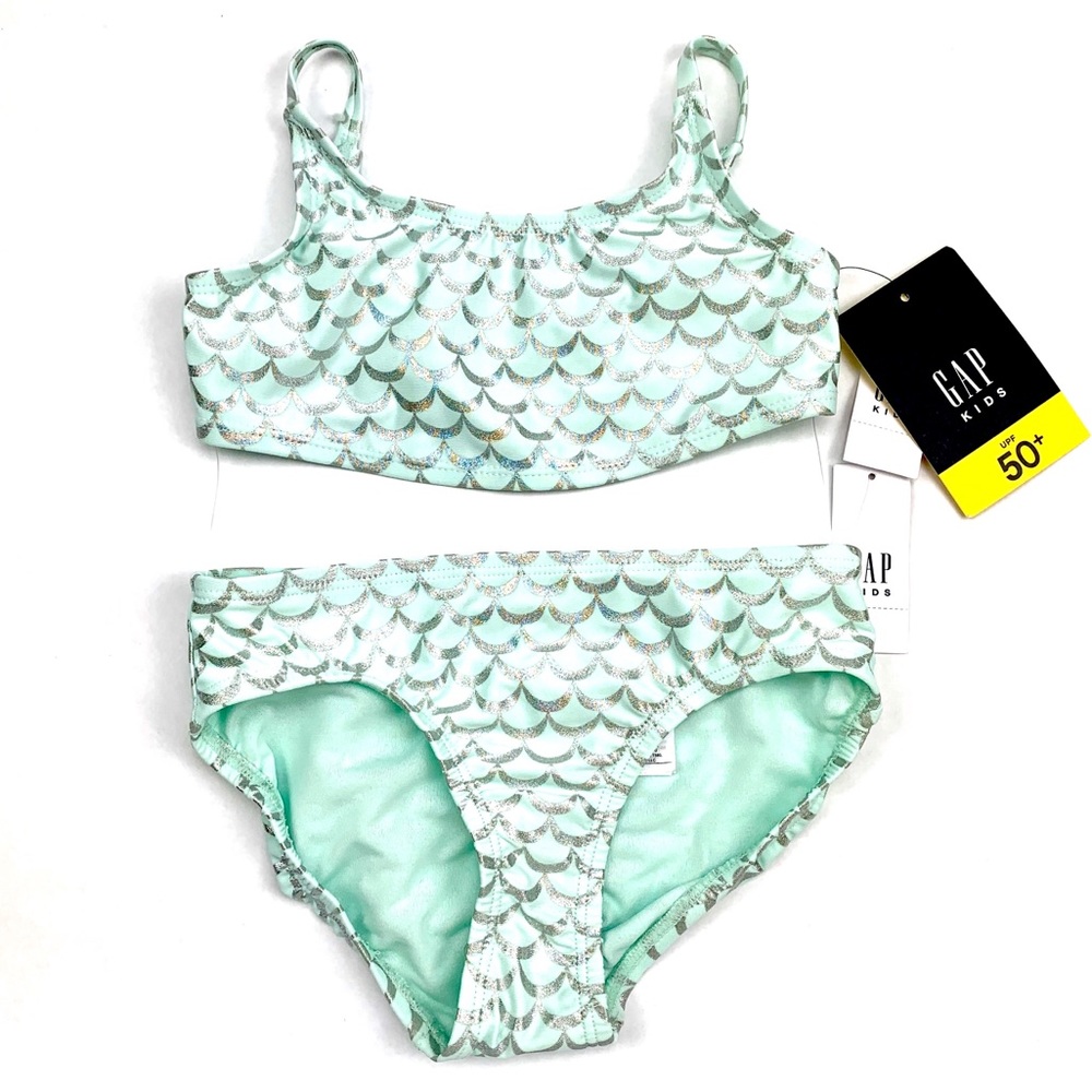 Gap Kids Mermaid Metallic 2 Piece Swimsuit